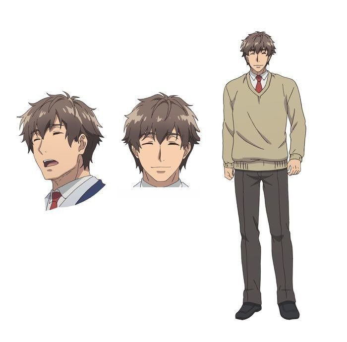 Hidenori Takahashi als Keita Oguma, eine fröhliche Person, die alle mit einem Lächeln führt.