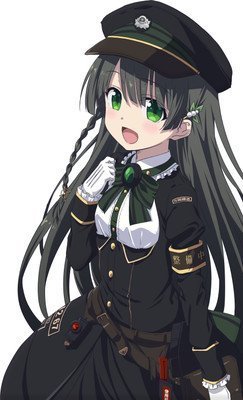 Sumire Uesaka als Suzushiro, ein Railord für die C1267-Lokomotive